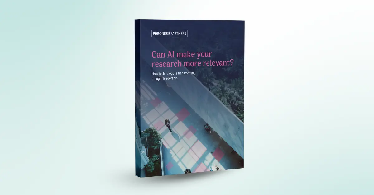 Phronesis Partners Launches 2026 AI Thought Leadership Report on ...