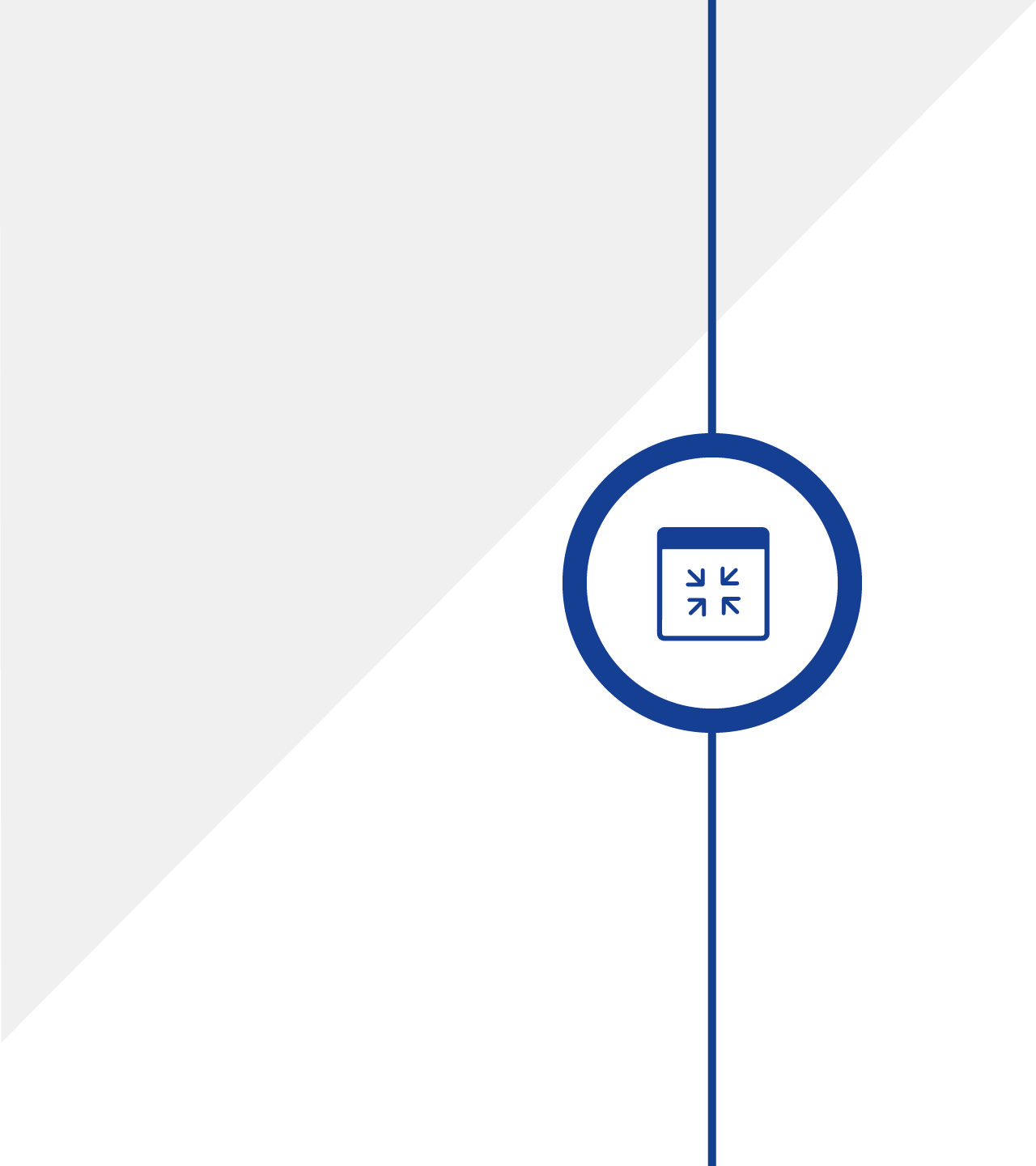 Icon showing a browser window with four arrows pointing inwards