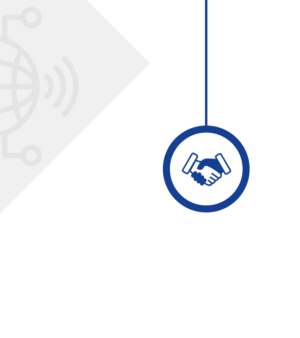 Icon showing two hands shaking